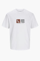 T-shirt (korte mouwen) Wit - ORIGINALS BY JACK & JONES