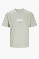 T-shirt (korte mouwen) Grijs - ORIGINALS BY JACK & JONES