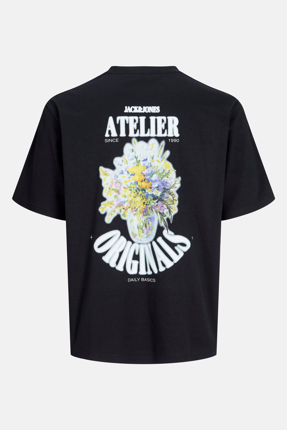 T-shirt (korte mouwen) Zwart - ORIGINALS BY JACK & JONES