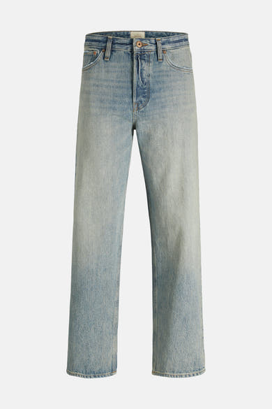 Wijde spijkerbroek in lichtblauw denim van JACK & JONES JEANS INTELLIGENCE, relaxte stijl.