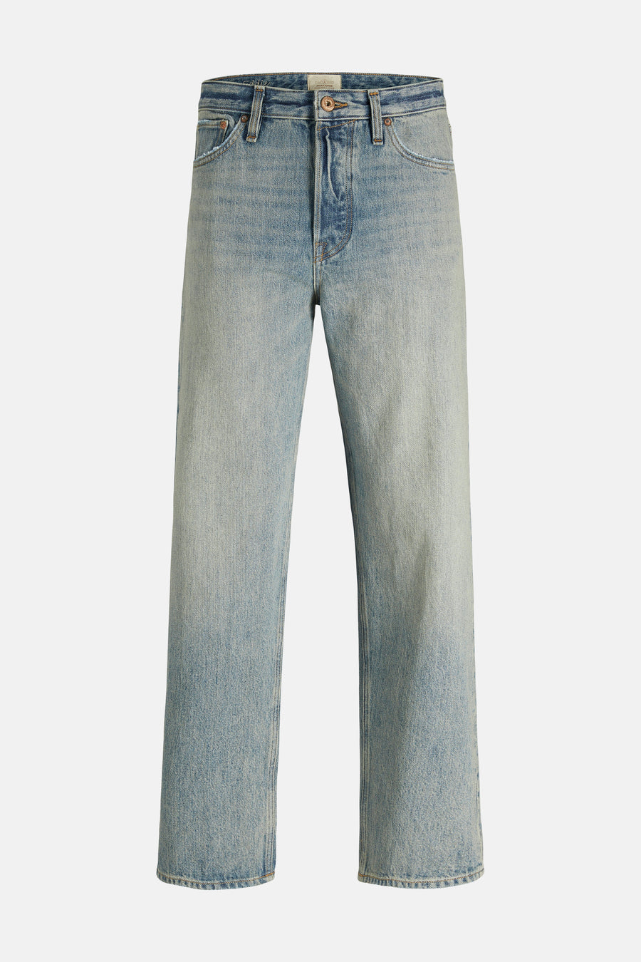 Wijde spijkerbroek in lichtblauw denim van JACK & JONES JEANS INTELLIGENCE, relaxte stijl.