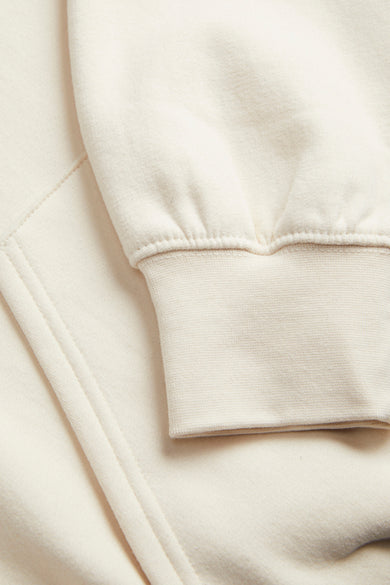 Sweat à capuche écru by ORIGINALS BY JACK & JONES avec manches longues et finitions côtelées.