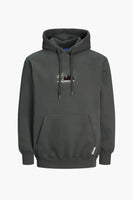 Sweat à capuche KAHKI - ORIGINALS BY JACK & JONES