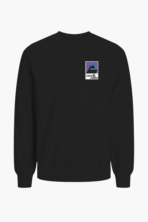 Sweat col rond Noir - JACK & JONES