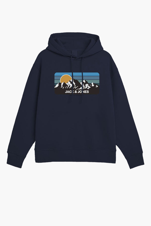Sweat à capuche Bleu - JACK & JONES