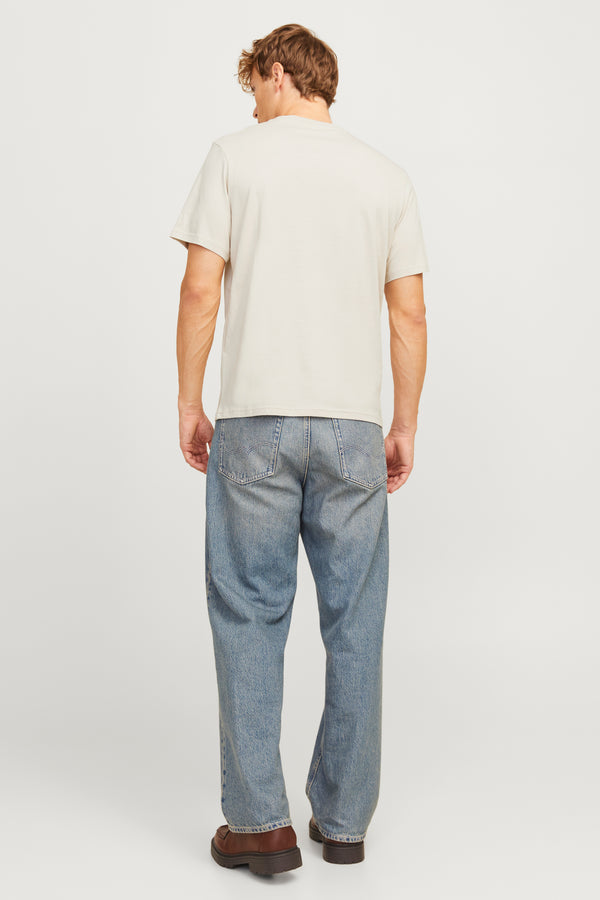 T-shirt (korte mouwen) Beige - ORIGINALS BY JACK & JONES