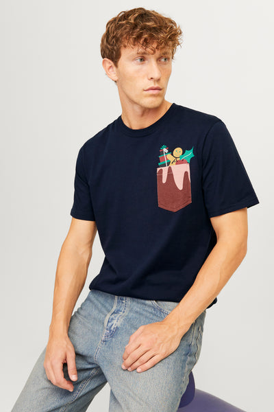 T-shirt (manches courtes) Bleu - ORIGINALS BY JACK & JONES