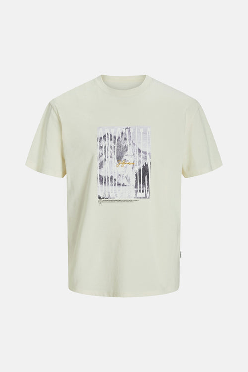 T-shirt (korte mouwen) Wit - ORIGINALS BY JACK & JONES