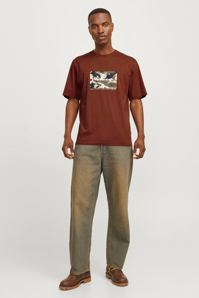 T-shirt (manches courtes) Brun - ORIGINALS BY JACK & JONES
