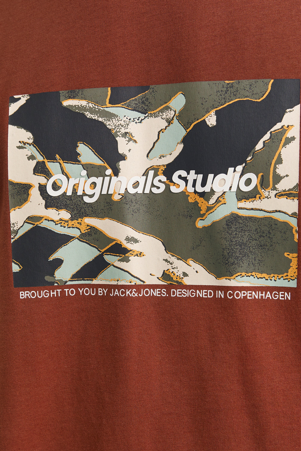 T-shirt (manches courtes) Brun - ORIGINALS BY JACK & JONES