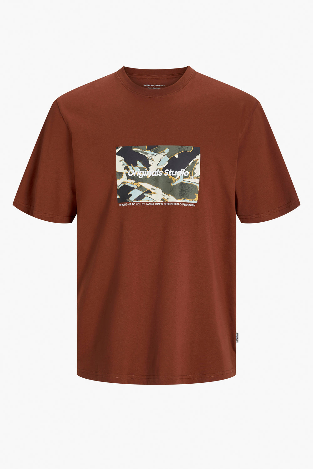T-shirt (manches courtes) Brun - ORIGINALS BY JACK & JONES