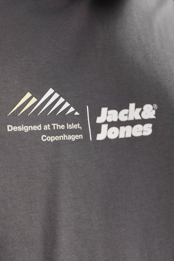 T-shirt (korte mouwen) Grijs - JACK & JONES