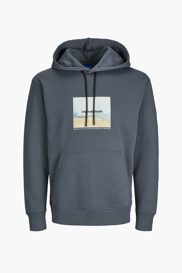 Sweat à capuche Gris - ORIGINALS BY JACK & JONES