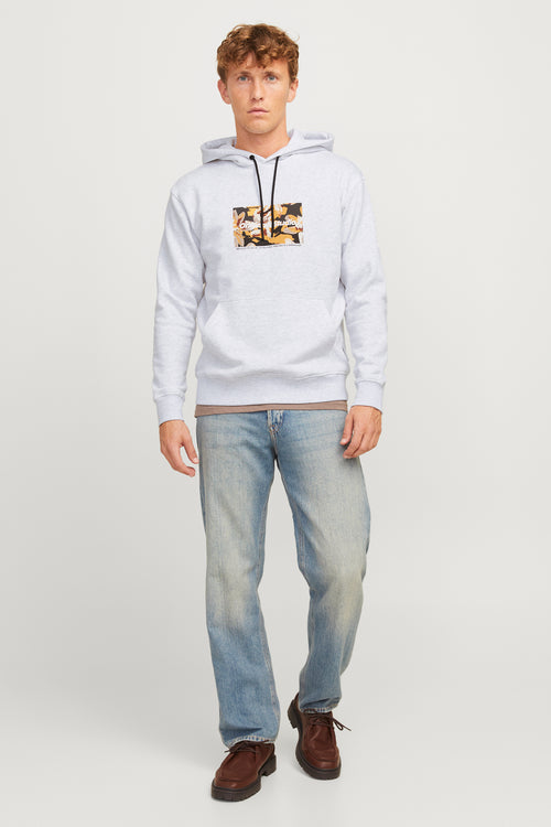 Sweater met kap Wit - ORIGINALS BY JACK & JONES