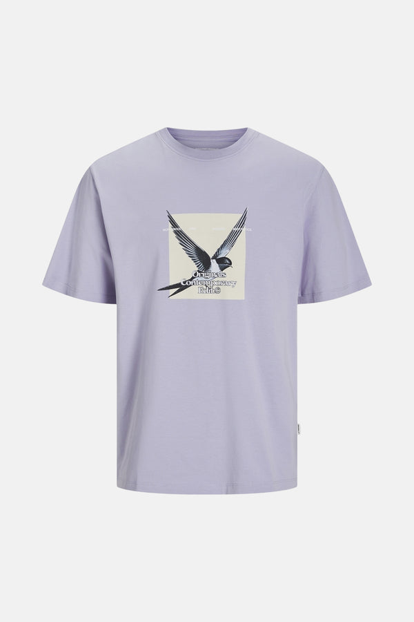 T-shirt (manches courtes) Mauve - ORIGINALS BY JACK & JONES