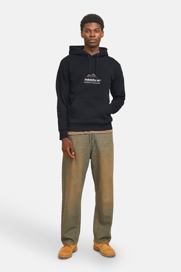 Sweat à capuche Noir - JACK & JONES