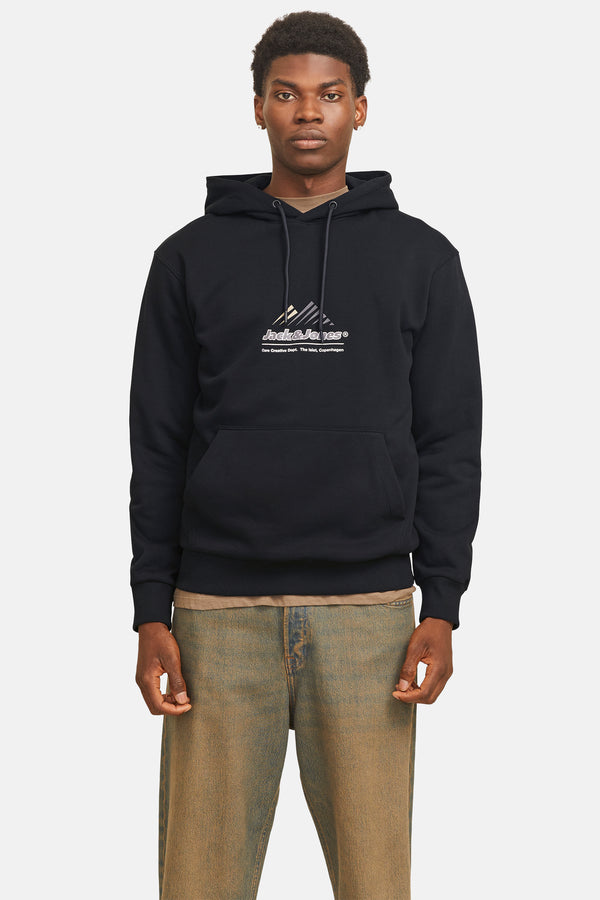Sweat à capuche Noir - JACK & JONES