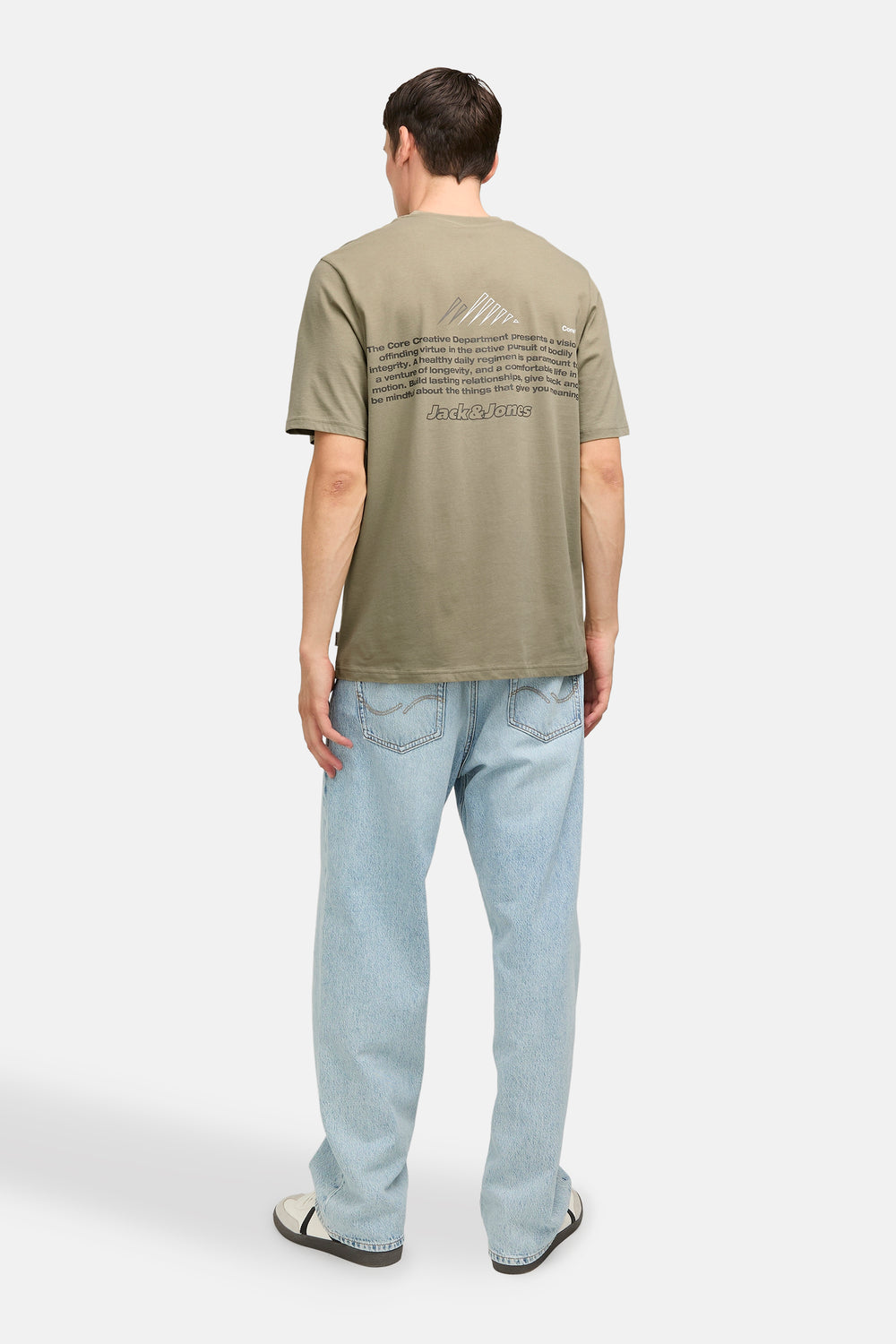 T-shirt (korte mouwen) Bruin - JACK & JONES