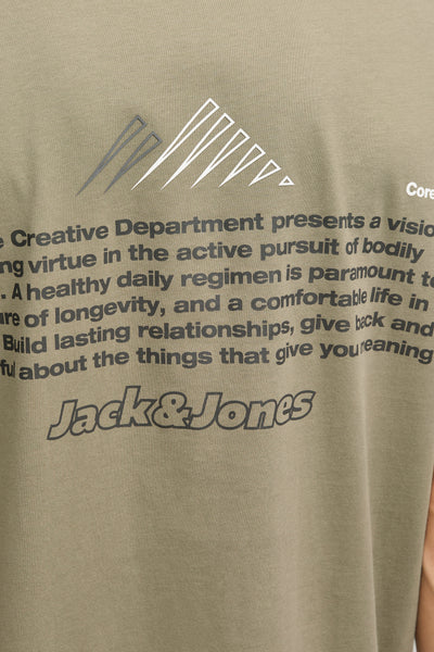 T-shirt (korte mouwen) Bruin - JACK & JONES