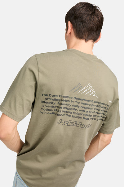 T-shirt (korte mouwen) Bruin - JACK & JONES
