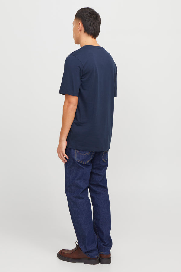 T-shirt (korte mouwen) Blauw - ORIGINALS BY JACK & JONES