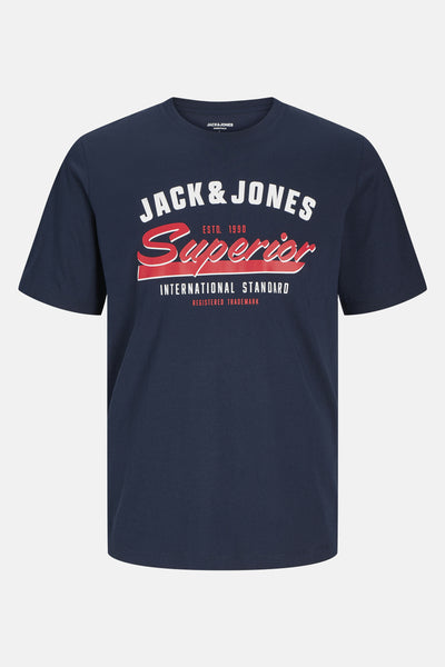 T-shirt (korte mouwen) Blauw - ORIGINALS BY JACK & JONES