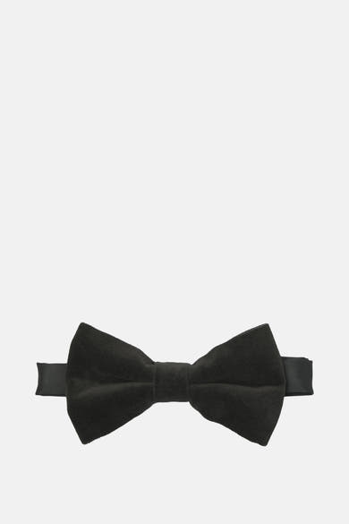 Grijze vlinderdas van ACCESSORIES BY JACK & JONES op een effen achtergrond.