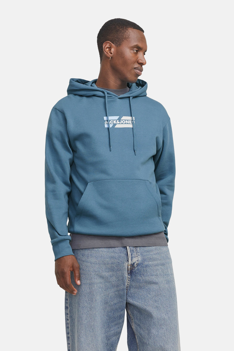 Sweat à capuche Bleu - JACK & JONES