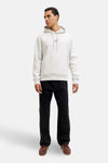 Ecru hoodie van Jack & Jones met trekkoord en kangoeroezak.