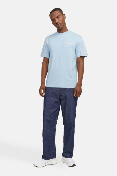 T-shirt (korte mouwen) Blauw - ORIGINALS BY JACK & JONES