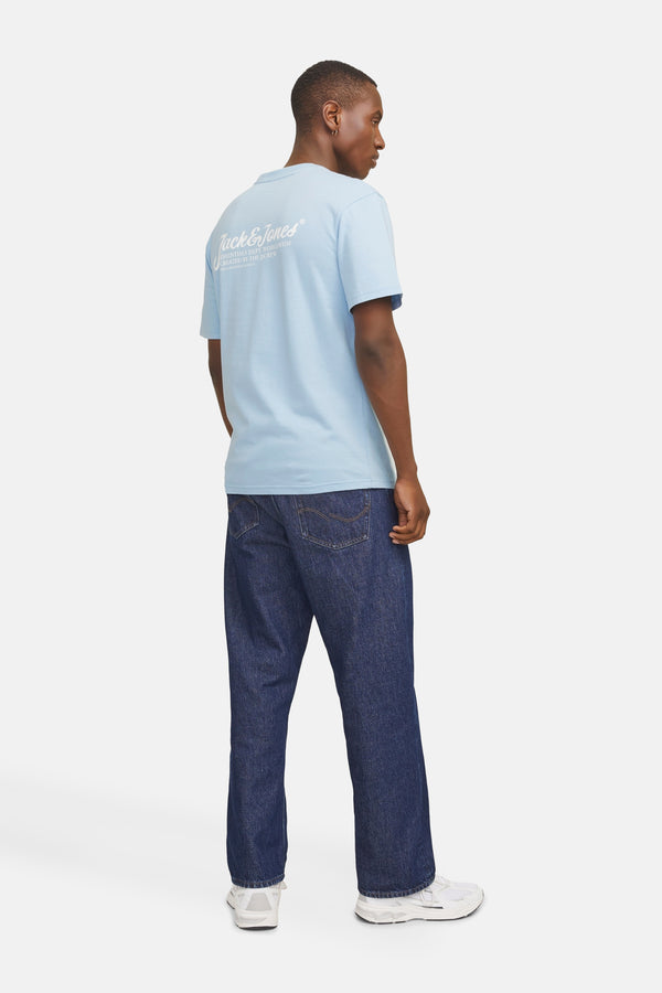 T-shirt (korte mouwen) Blauw - ORIGINALS BY JACK & JONES