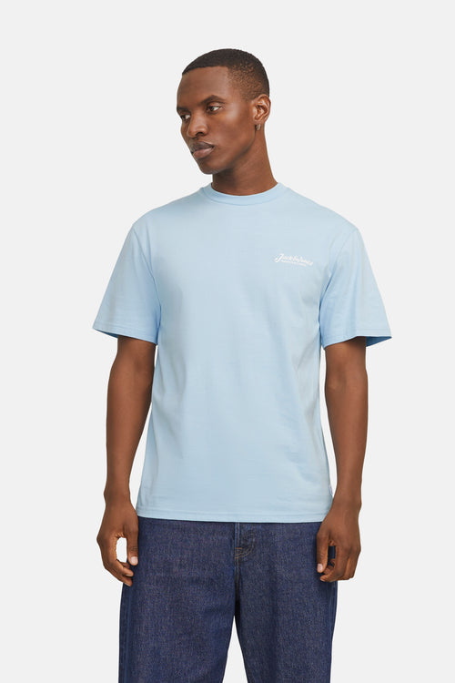 T-shirt (korte mouwen) Blauw - ORIGINALS BY JACK & JONES