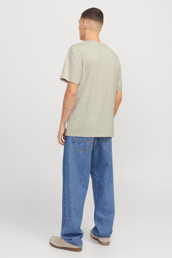 T-shirt (korte mouwen) Beige - ORIGINALS BY JACK & JONES