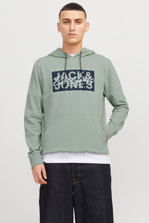 Sweater met kap Groen - ORIGINALS BY JACK & JONES