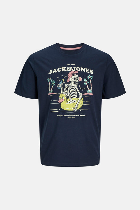 T-shirt (korte mouwen) Blauw - ORIGINALS BY JACK & JONES