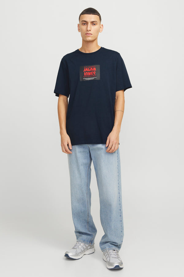 T-shirt (korte mouwen) Blauw - JACK & JONES