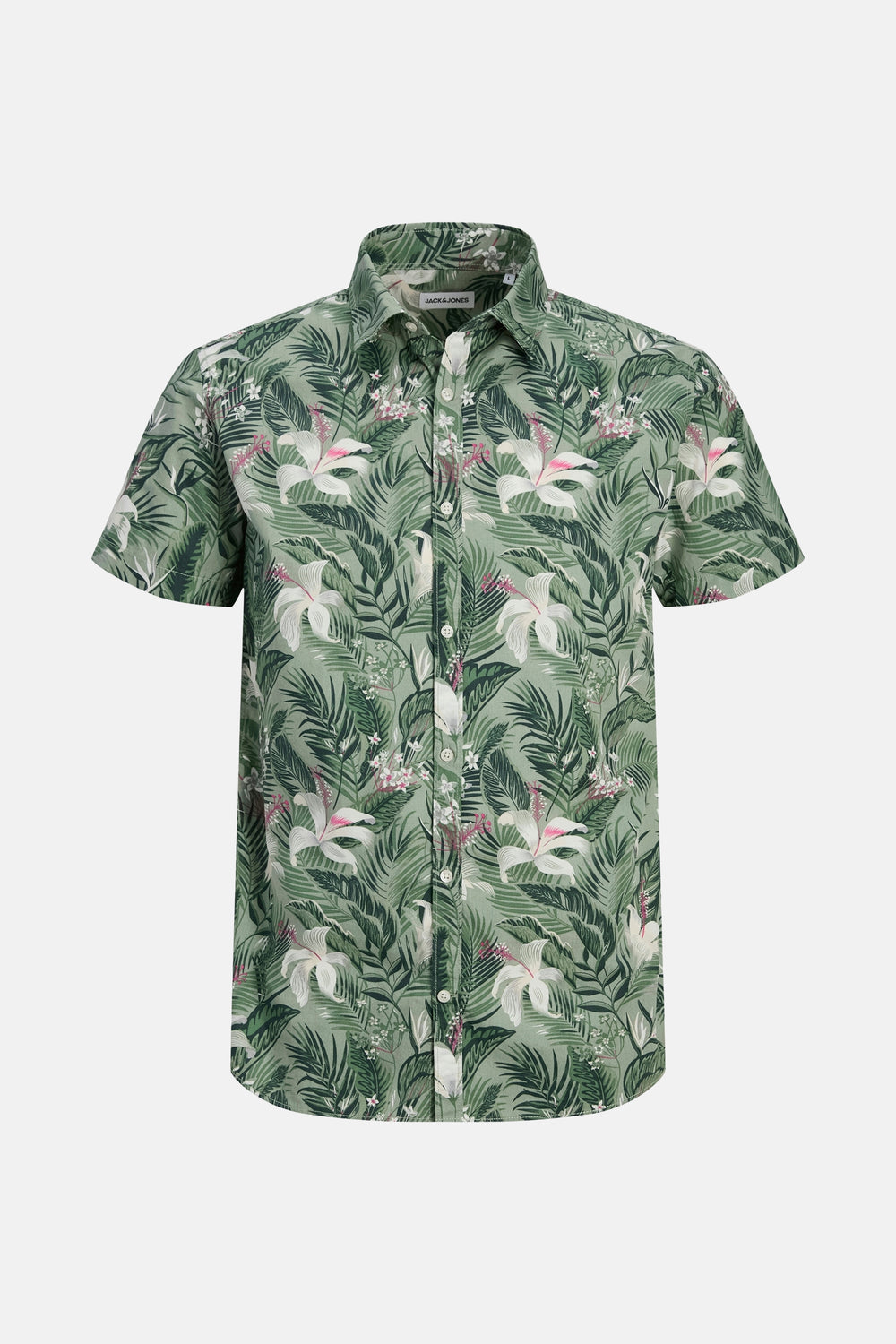 Chemise (manches courtes) Vert - JACK & JONES