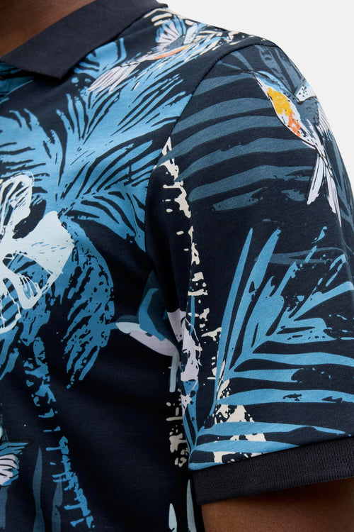 JJHAWAII AOP POLO SS