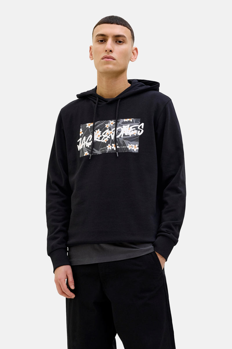 Sweat à capuche Noir - JACK & JONES