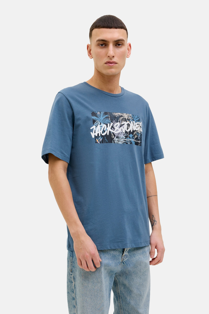 T-shirt (manches courtes) Bleu - JACK & JONES