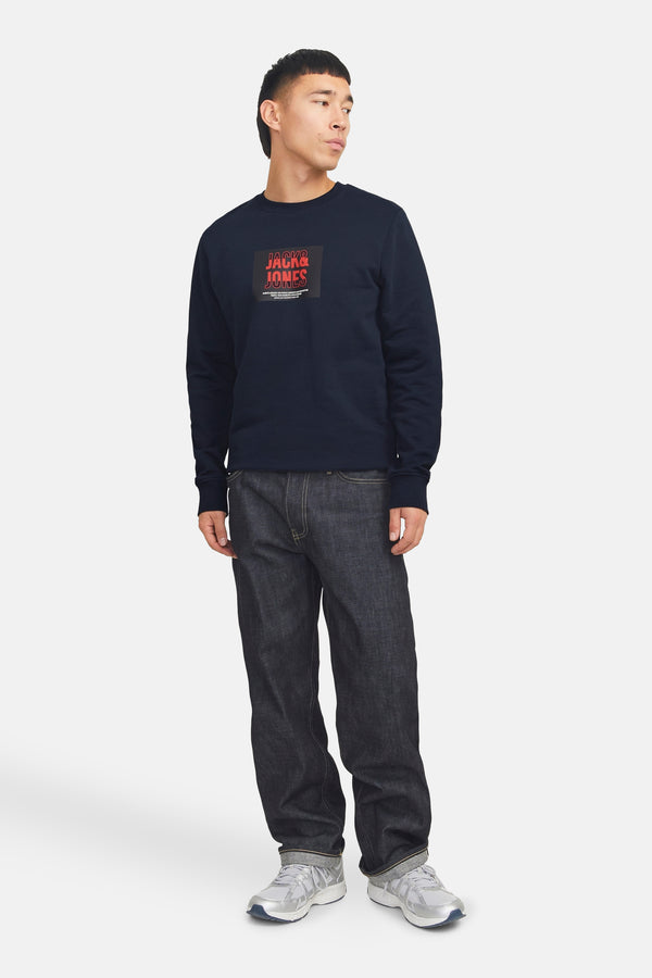 Sweater met ronde hals Blauw - JACK & JONES