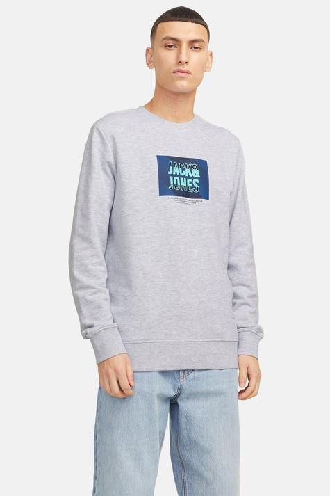Sweater met ronde hals Grijs - JACK & JONES