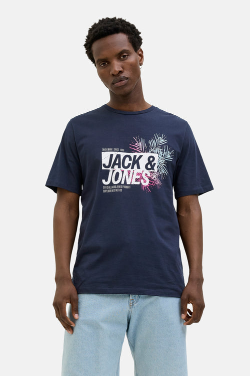 T-shirt (korte mouwen) Blauw - JACK & JONES