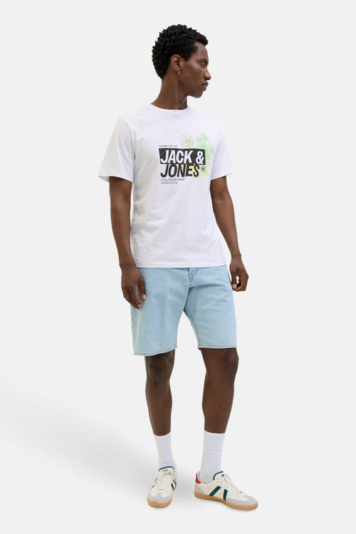 T-shirt (korte mouwen) Wit - JACK & JONES