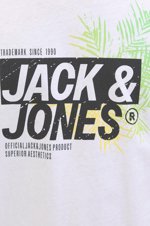 T-shirt (korte mouwen) Wit - JACK & JONES