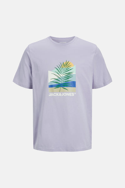 T-shirt (korte mouwen) Paars - ORIGINALS BY JACK & JONES