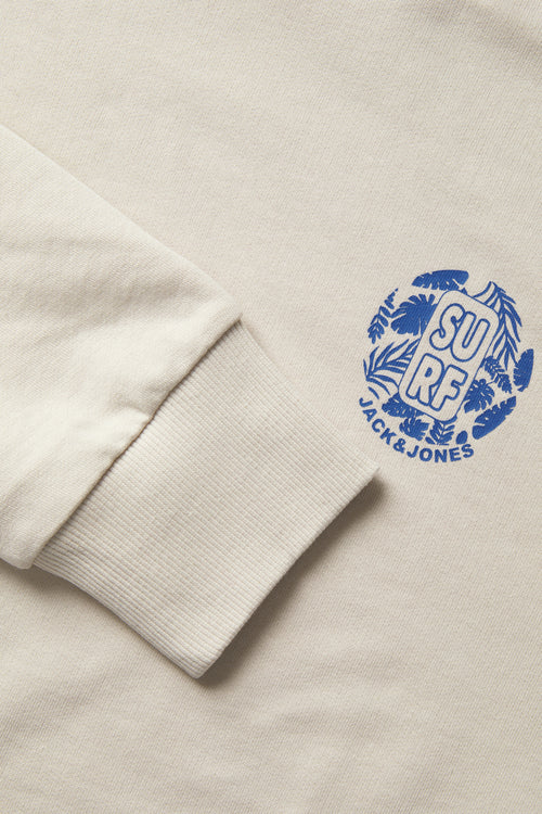 Sweater met ronde hals Beige - ORIGINALS BY JACK & JONES
