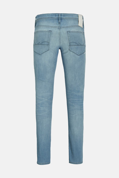 Slim jeans in lichtblauw denim van JACK & JONES JEANS INTELLIGENCE, achterzijde.