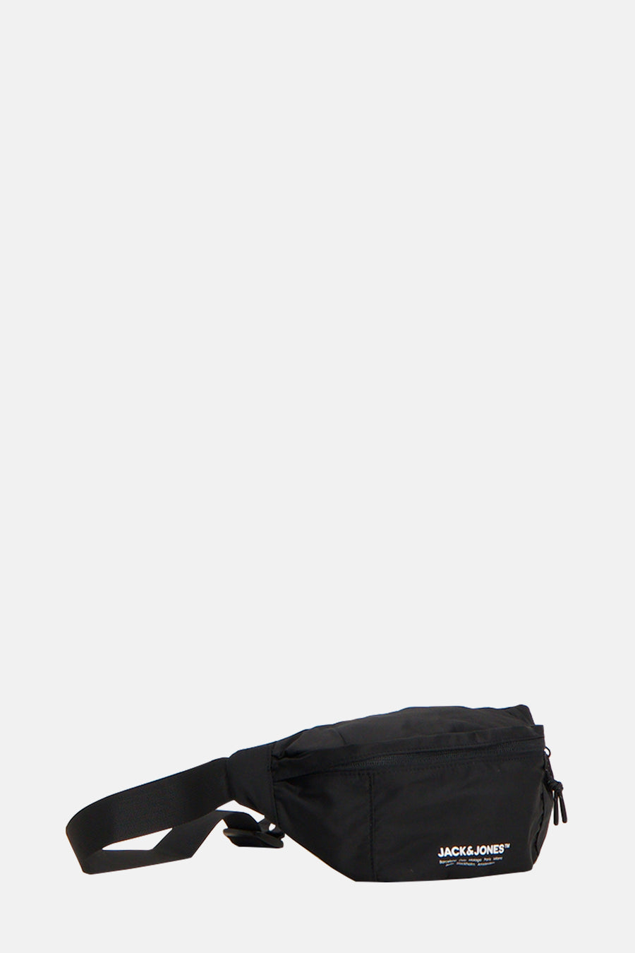 Sac banane noir de ACCESSORIES BY JACK & JONES avec une bandoulière réglable, fermeture éclair.