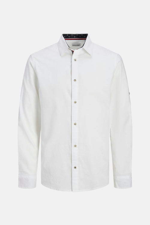 Chemise (manches longues) Blanc - PREMIUM by JACK & JONES